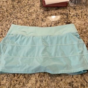 Lululemon Blue Glow Pace Rival Skirt